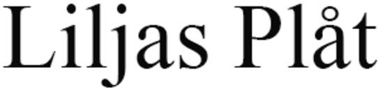 Liljas Plåt