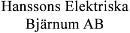 Hanssons Elektriska Bjärnum AB