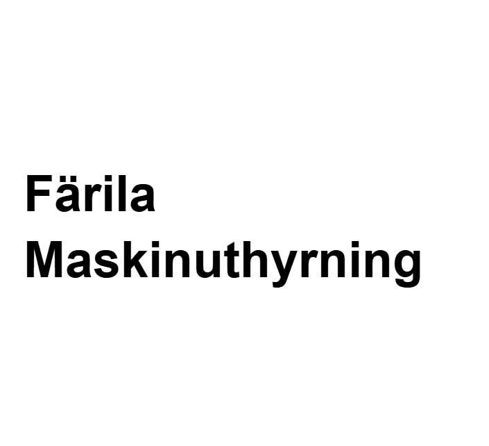 Färila Maskinuthyrning