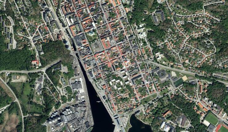 Karlshamn från luften