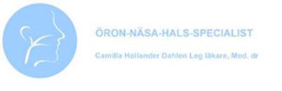 Öron-näsa-hals-Specialist, dr Hollander, Kronprinsens Läkarhus logo