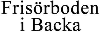 Frisörboden i Backa logo