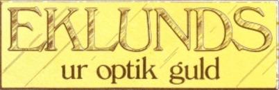 Eklunds Ur-Optik logo