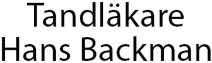 Tandläkare Hans Backman logo