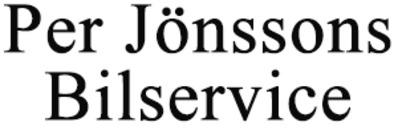 Per Jönssons Bilservice logo