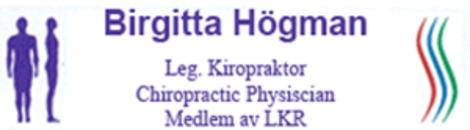 Leg Kiropraktor Birgitta Högman