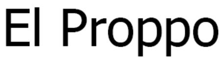 El Proppo logo