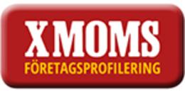 X MOMS Företagsprofilering AB logo