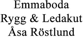 Emmaboda Rygg & Ledakut Åsa Röstlund logo