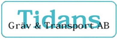 Tidans Gräv & Transport AB logo