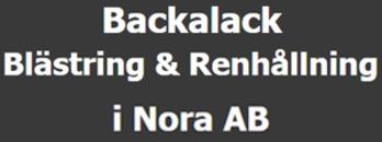 Backalack Blästring & Renhållning i Nora AB logo