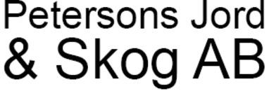 Petersons Jord & Skog AB logo