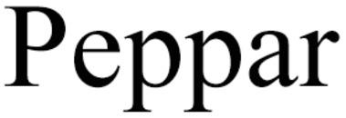 Peppar logo