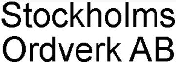 Stockholms Ordverk AB logo