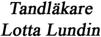 Tandläkare Lotta Lundin logo