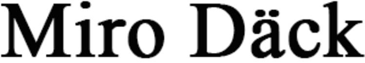 Miro Däck logo