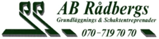 Rådbergs Grundläggnings & Schaktentreprenader, AB logo