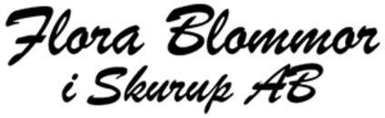 Flora Blommor i Skurup AB logo