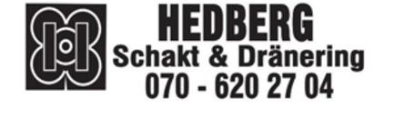 Hedberg Schakt & Dränering AB logo