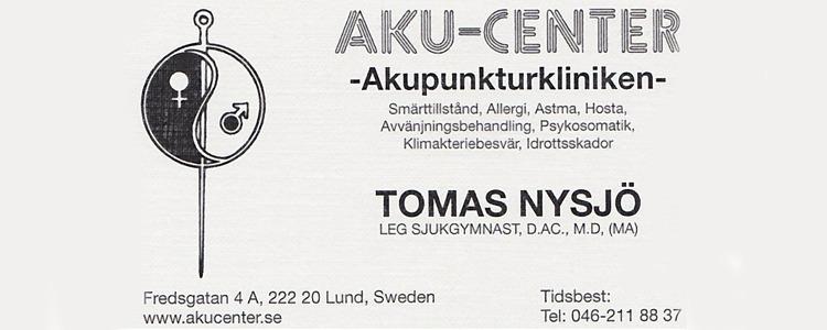 Aku-Center Tomas Nysjö
