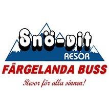 Färgelanda Buss/Snö-vit Resor logo