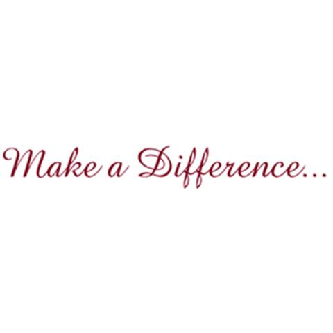 Make a Difference... logo