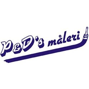 P & D:s Sprutmåleri logo